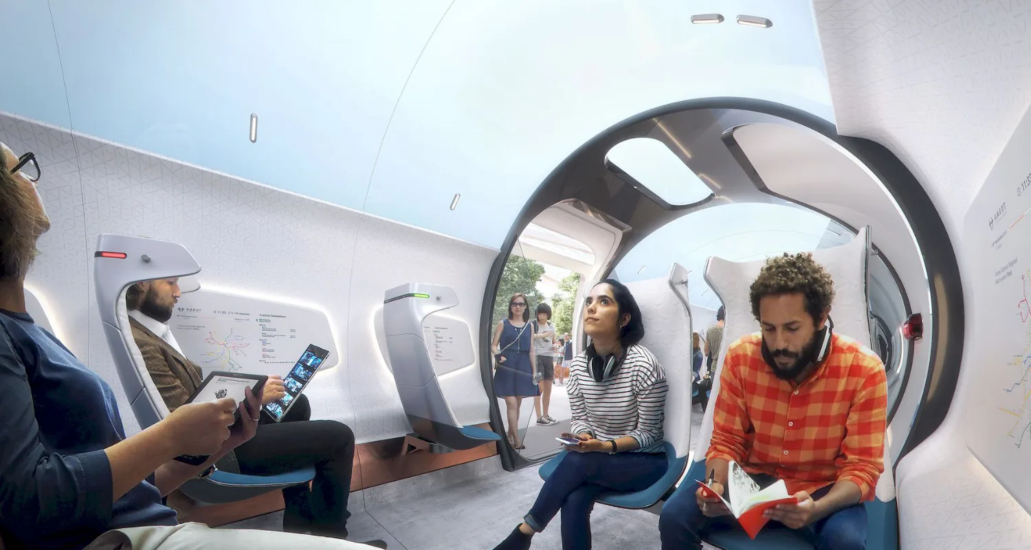 Hyperloop’s passenger quality carriage mobility