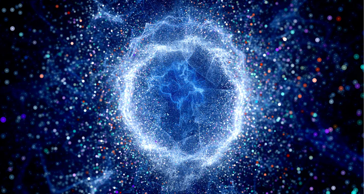 Glowing torus shape high energy field – expression of universe brain