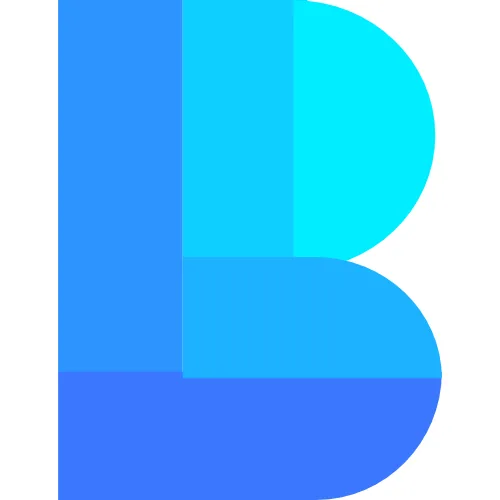 blue label company logo